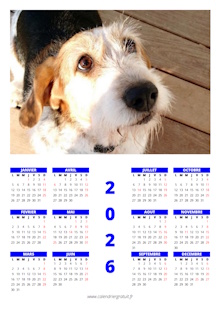 Calendrier photo 2026