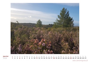 calendrier photo paysage