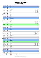 calendrier mai 2094 au format portrait pour prendre des notes