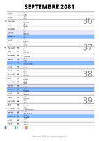calendrier septembre 2081 au format portrait pour prendre des notes